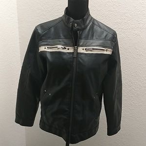 Faux leather jacket